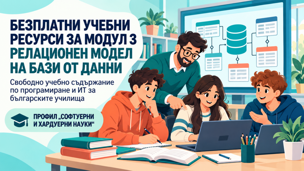 Учебни материали по Модул 3 „Релационен модел на бази от данни“ за 12. клас